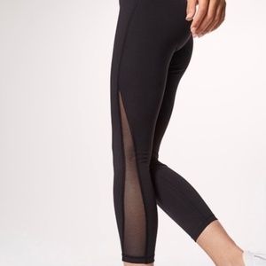 Lululemon Train Times Crop with Mesh Detail